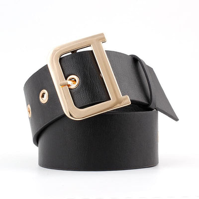 Cinturón Decorativo Negro para Mujer - Accesorio de Moda Versátil