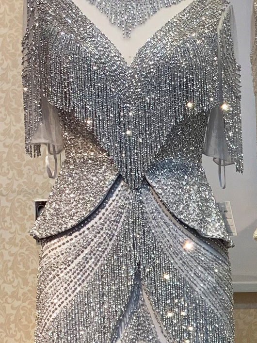 Vestido de Noche Sirena Elegancia Reina para Banquete - Image 7
