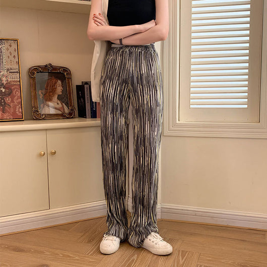 Pantalones Casuales de Cintura Elástica y Corte Recto - Image 5