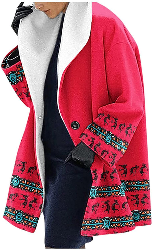 Abrigo Suelto con Capucha para Otoño e Invierno - Image 28