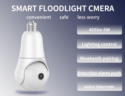 Cámara WiFi Inteligente en Foco LED con Visión Nocturna y Control Remoto - Image 6