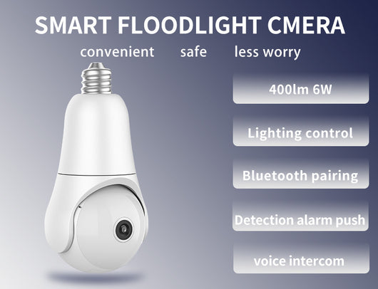 Cámara WiFi Inteligente en Foco LED con Visión Nocturna y Control Remoto - Image 6