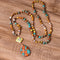 Collar de Agua con Piedras de Colores - Diseño Elegante en Gota