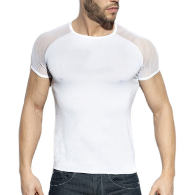 Playera Slim Fit Transpirable con Malla en Hombros - Image 3