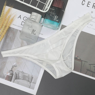 Bóxer Transparente Hombre Cintura Baja Seda Hielo Ultrafino Tanga - Image 6