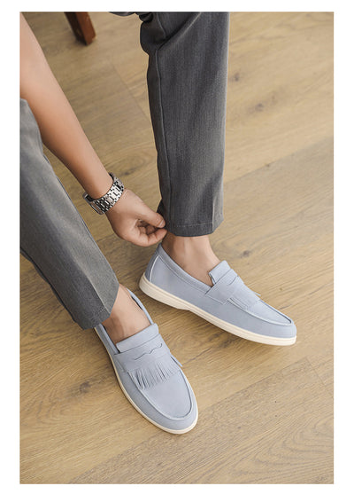 Mocasines de Cuero Mate para Hombre - Calzado Slip-on Elegante - Image 25