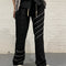 Pantalones Micro-Acampanados Drapeados Ultrafinos