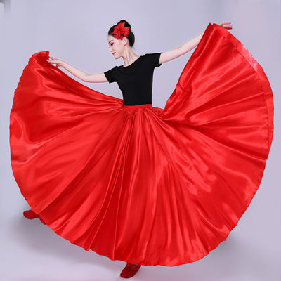 Falda Deportiva de Color Liso con Vuelo Amplio - Image 19