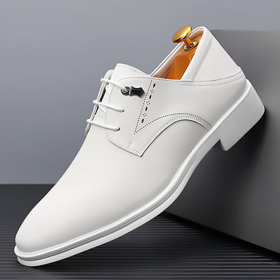 Zapatos de Vestir Ejecutivos en Cuero Suave con Punta Pronunciada - Image 6