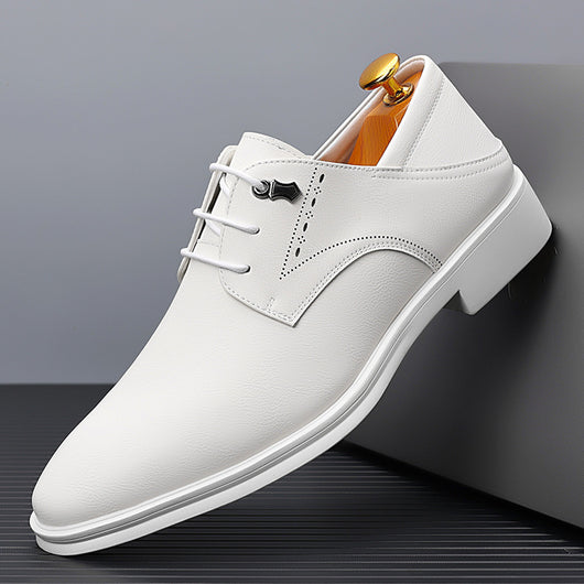Zapatos de Vestir Ejecutivos en Cuero Suave con Punta Pronunciada - Image 6