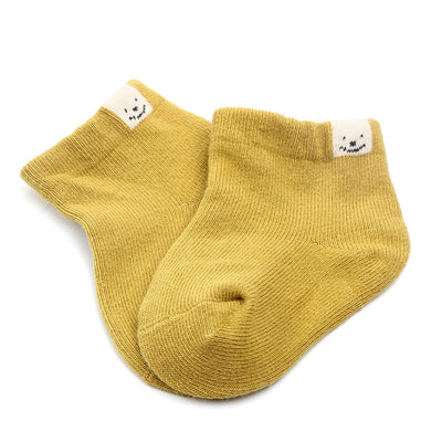 Calcetines para Bebé de Algodón Peinado con Doble Aguja - Colores Caramelo - Image 13