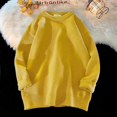 Suéter Holgado de Cuello Redondo para Hombre - Colección Primavera Otoño - Image 22