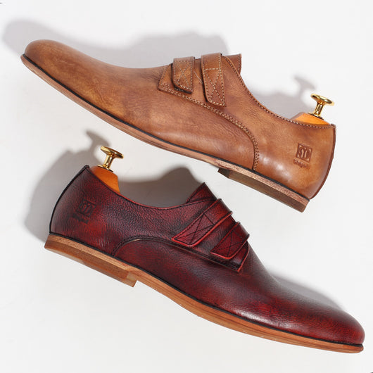 Zapatos Vintage de Cuero Genuino Hechos a Mano para Hombre - Image 3