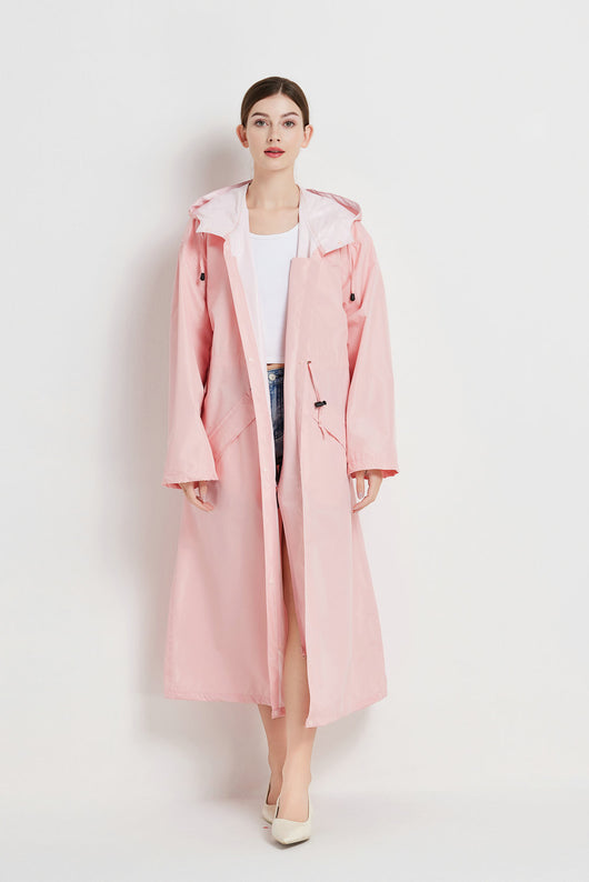 Gabardina Impermeable de Largo Medio para Mujer - Image 32