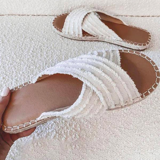 Sandalias Planas con Borlas Talla Grande para Mujer - Cómodas y Elegantes - Image 11
