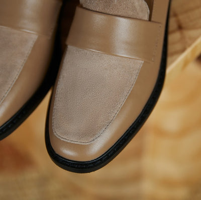 Mocasines Retro de Cuero Suave para Mujer con Costura Artesanal - Image 9
