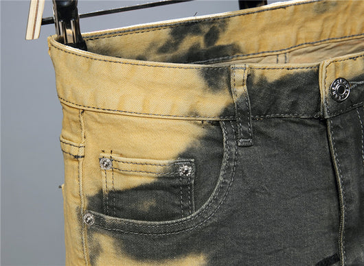 Pantalones Jeans Slim Fit Estirables con Estampado Camuflaje - Diseño Moderno y Versátil - Image 13