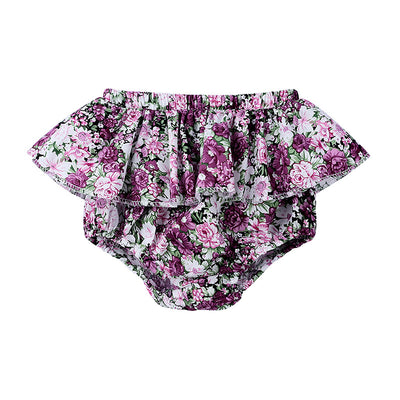 Shorts Infantiles de Encaje Hoja de Loto para Niña - Image 9