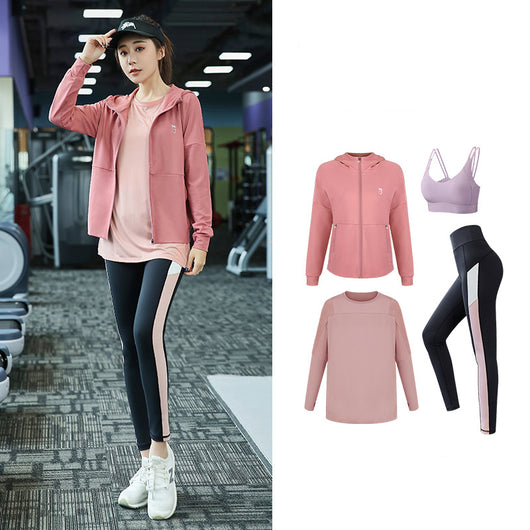 Conjunto de 4 Piezas Yoga Talla Grande Otoño Invierno para Mujer - Image 5