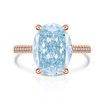 Anillo Versátil de Diamante Hielo Floral en Carbono Alto para Mujer - Image 25