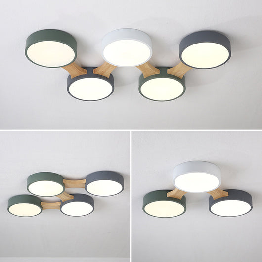 Lámpara LED de Techo Nórdica para Sala y Dormitorio - Image 4