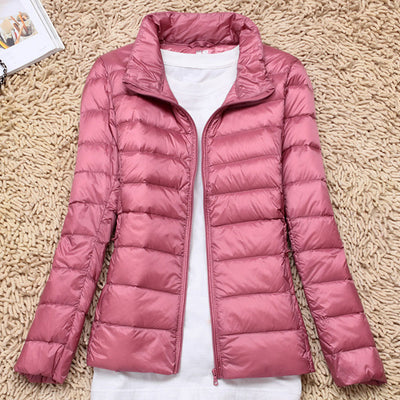 Chaqueta Acolchada Ligera para Mujer con Cuello Alto - Image 5