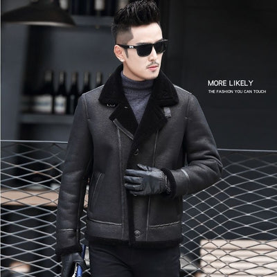 Abrigo Corto para Hombre con Detalles de Pelaje - Estilo Personalizado - Image 12