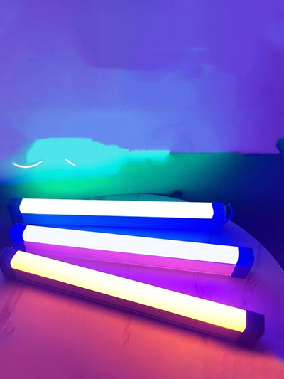 Lámpara LED Recargable Tubo Luz de Relleno Azul Púrpura para Dormitorio - Image 28