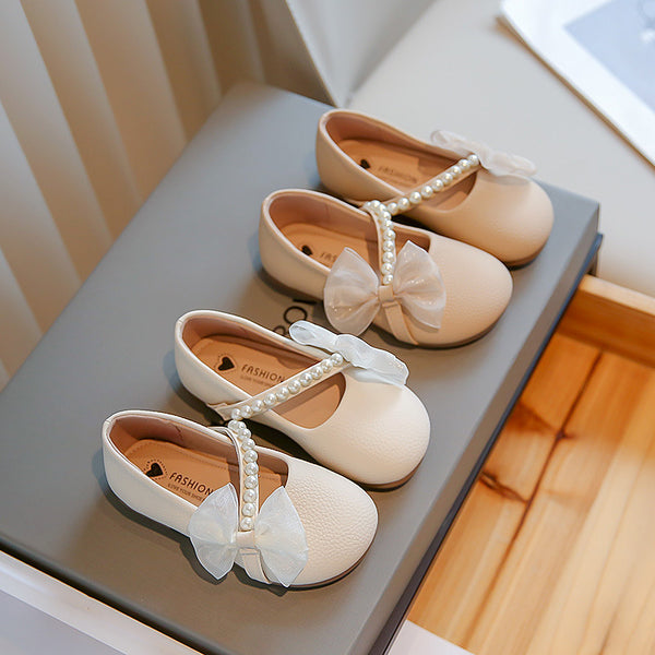Zapatillas de Princesa Perla Blanca para Niña