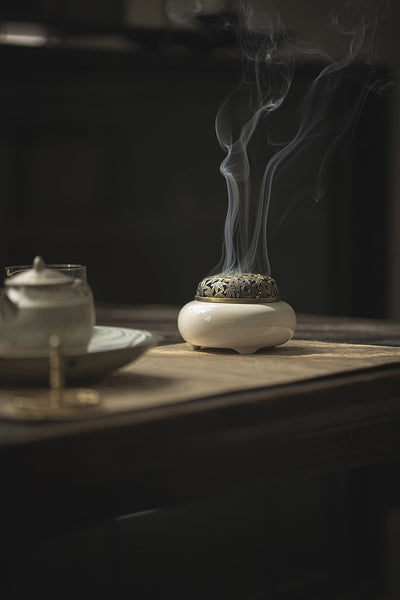 Quemador de Incienso Estilo Chino en Cobre Puro con Caja de Regalo - Juego Completo para Ceremonia del Té - Image 13
