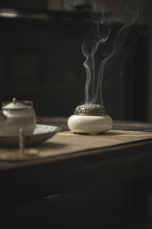 Quemador de Incienso Estilo Chino en Cobre Puro con Caja de Regalo - Juego Completo para Ceremonia del Té - Image 13