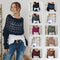 Chal Tejido Cálido Otoño-Invierno con Mangas Caladas para Mujer
