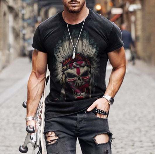 Playera Deportiva Personalizada 3D para Hombre - Cuello Redondo Verano - Image 8