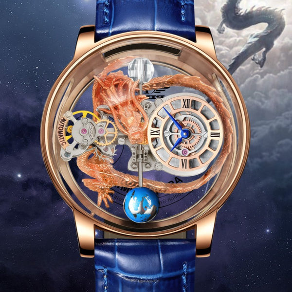 Reloj Tourbillon de Lujo para Hombre - Diseño de Buena Fortuna