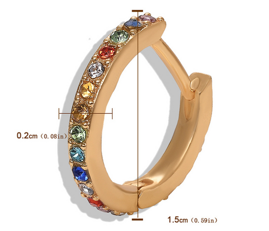 Aretes con Cristal Zirconia Diamante - Brillo Eterno - Image 4