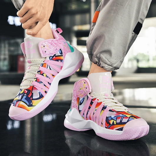 Zapatillas de Baloncesto Blancas Altas para Hombre - Image 28