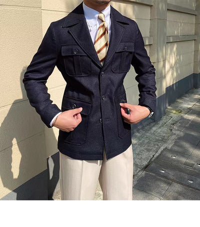 Blazer Premium de Cuello Inglés para Otoño e Invierno - Image 14