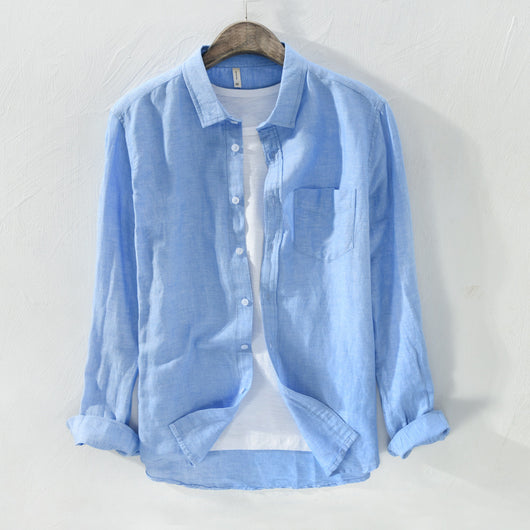 Camisa de Lino para Hombre - Estilo Ejecutivo - Image 11