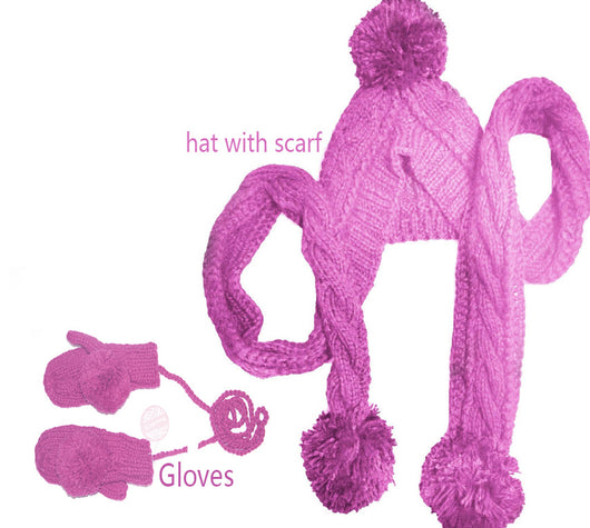Gorro Tejido Mujer con Bufanda Integrada - Image 7