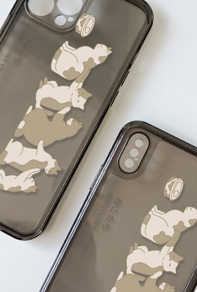 Funda Transparente para Celular con Marco de Fotos y Diseño Cartoon - Image 11