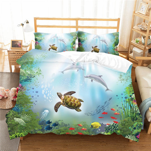 Juego de Cama Mundo Submarino - Image 8