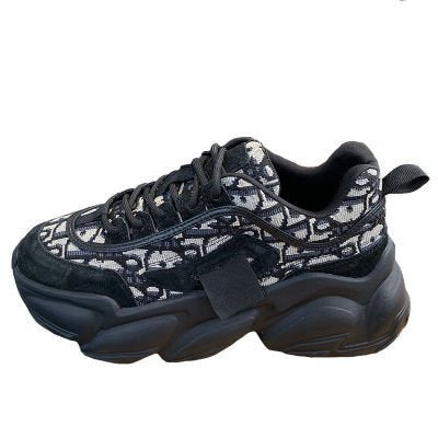 Zapatos Daddy Deportivos Mujer - Suela Gruesa Transpirable con Combinación de Colores - Image 6