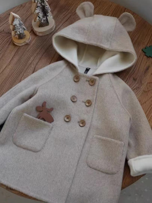 Abrigo Reversible de Lana Cachemira Doble Cara para Otoño e Invierno - Image 13