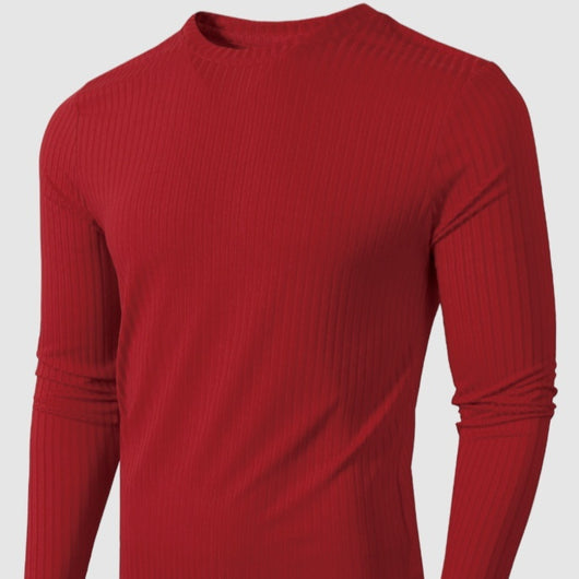 Camiseta de Manga Larga Rayada con Elasticidad y Transpirabilidad para Hombre - Image 6