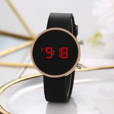 Reloj Digital LED Redondo Fashion Casual con Metal - Image 17