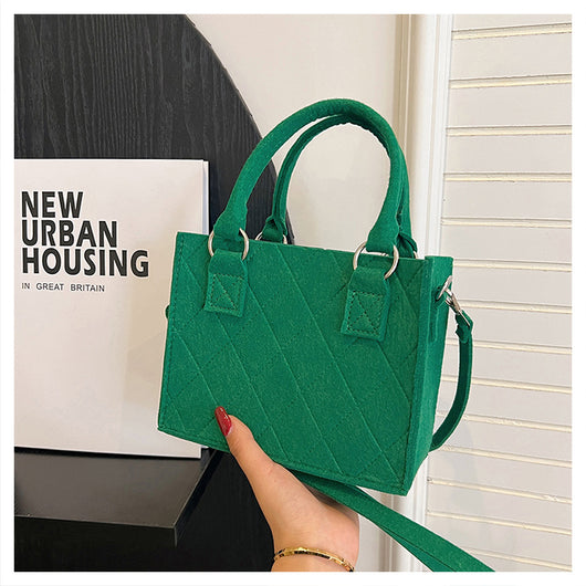 Bolsa de Mano Elegante en Fieltro - Diseño Minimalista - Image 2