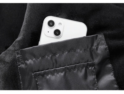 Abrigo de Béisbol Acolchado con Diseño de Rombos - Chaqueta de Invierno Cálida para Hombre - Image 17