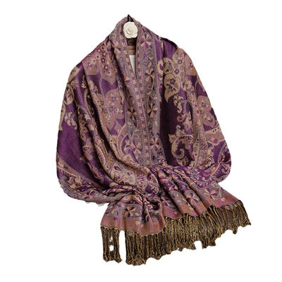 Chal Jacquard para Mujer - Ligero y Versátil para Primavera y Verano - Image 5