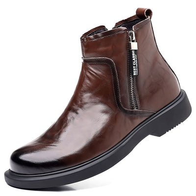 Botas de Trabajo Estilo Británico Antideslizantes Transpirables para Hombre - Image 5