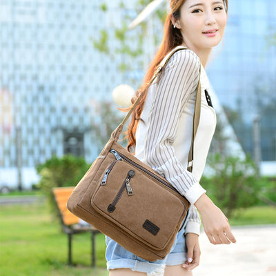 Bolsa Mensajera Retro Hombre con Diseño de Capas - Image 12